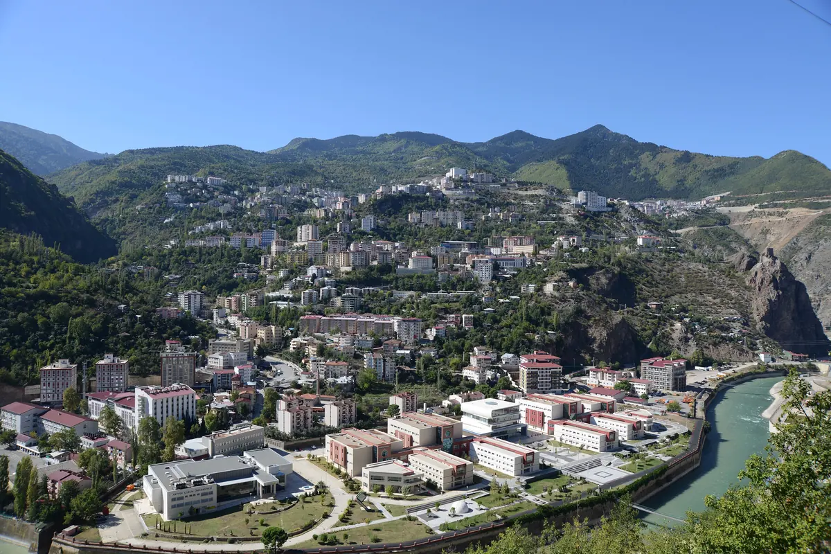 Artvin şehir görünümü