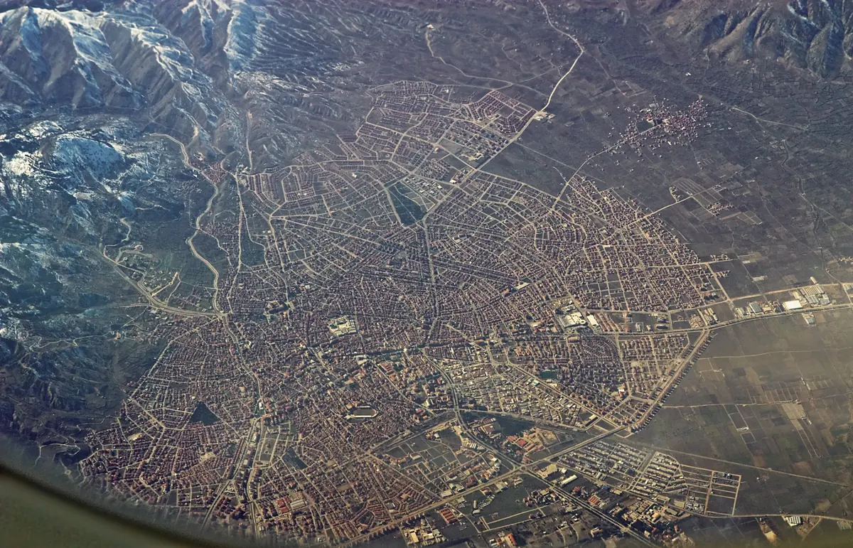 Isparta şehir görünümü