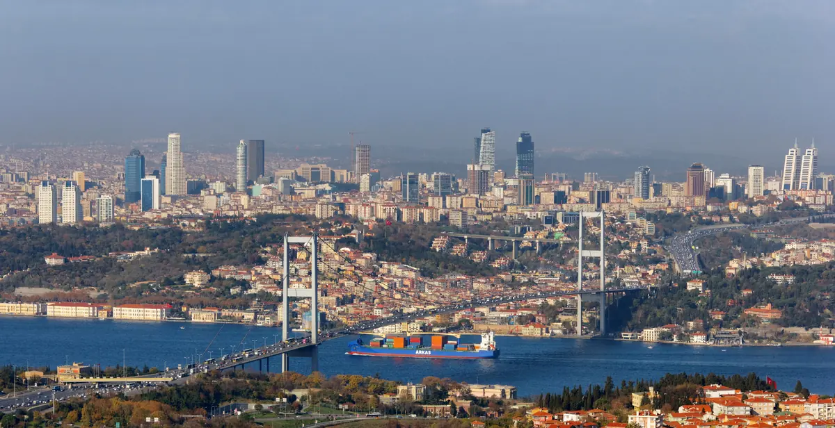 İstanbul şehir görünümü